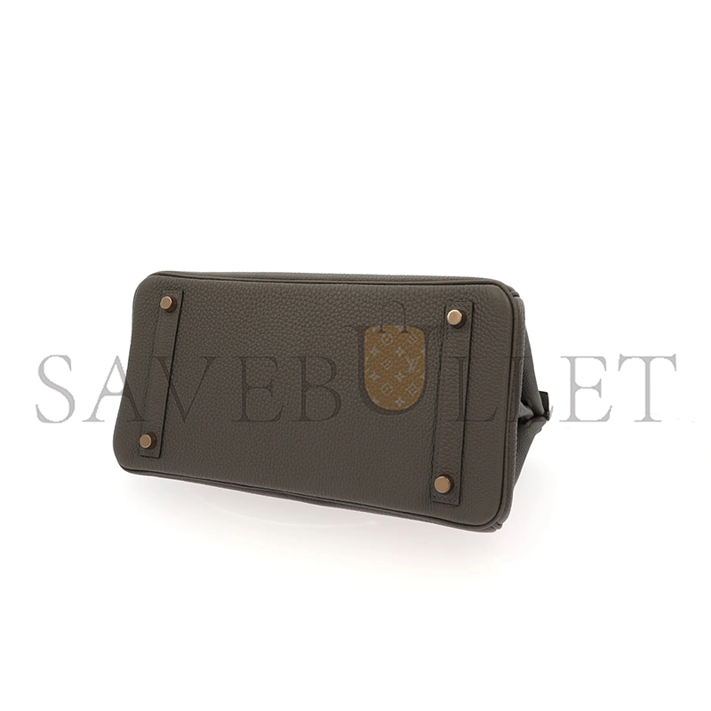 H**mes master birkin 30 vert de gris togo gold hardware (30*23*15cm)